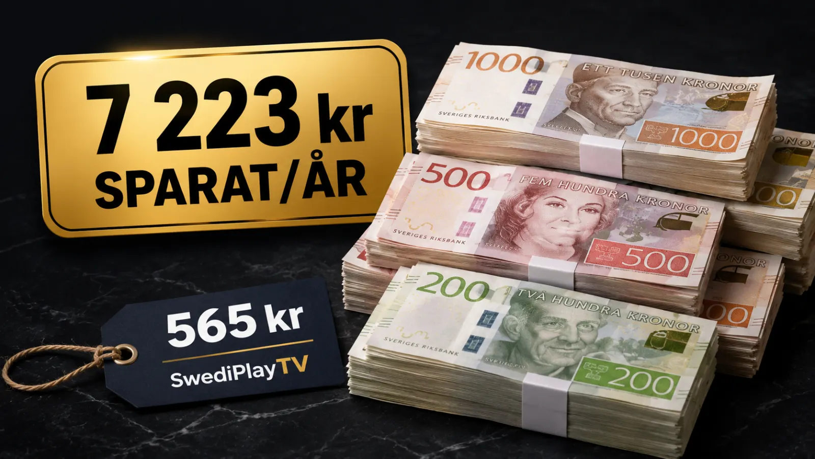 Billig IPTV i hela Sverige — du sparar tusentals kronor per år