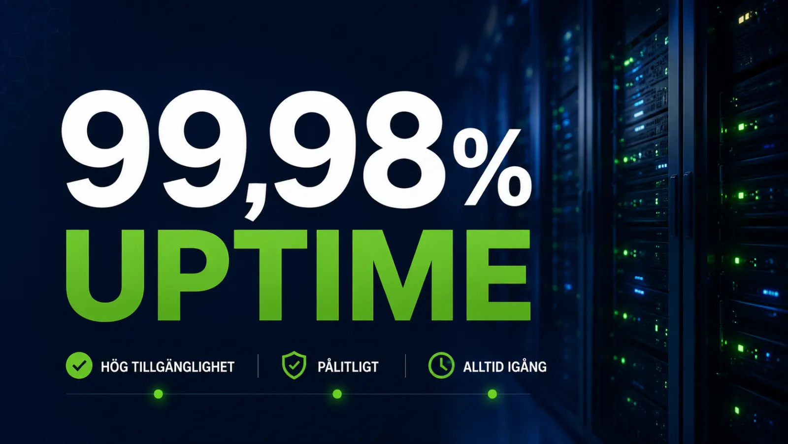 99,9% IPTV-uptime — stabilitetsguide för Sverige