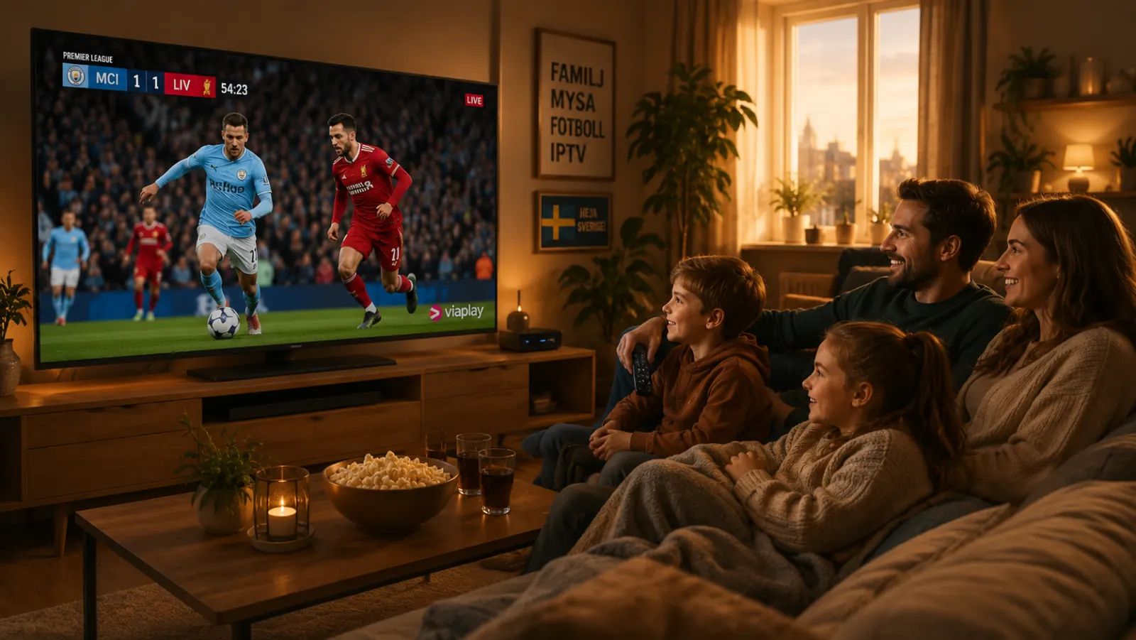 Viking IPTV Family — nordiskt paket med 3 enheter samtidigt